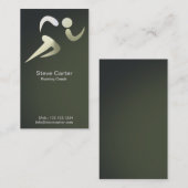 Athletics Athlete Coach Sport Trainer Visitekaartje (Voorkant / Achterkant)