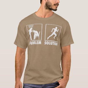 Athletics Athletes Statement Probleem Solution 6 T-shirt