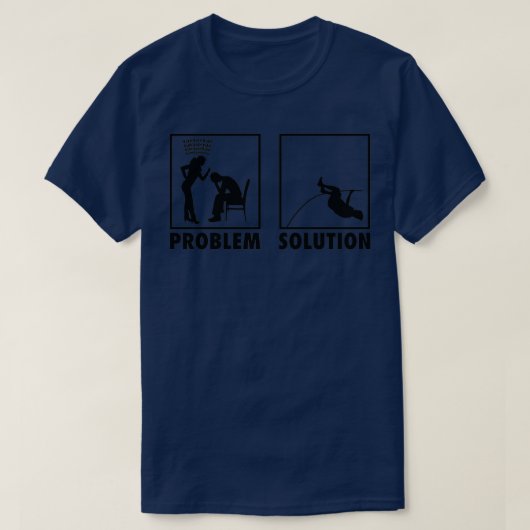 Athletics Athletes Statement Probleem Solution 8 T-shirt (Design voorkant)