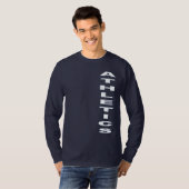 ATHLETICS Blauw-shirt T-shirt (Voorkant volledig)