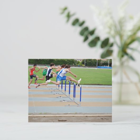 ATHLETICS JUMPS BRIEFKAART (Staand voorkant)