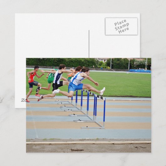 ATHLETICS JUMPS BRIEFKAART (Voorkant / Achterkant)