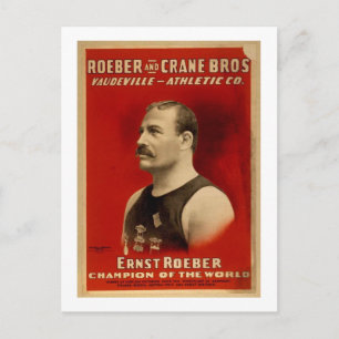 Athletics poster briefkaart