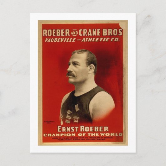 Athletics poster briefkaart (Voorkant)