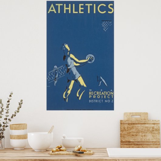  Athletics Recreation Poster (Keuken)