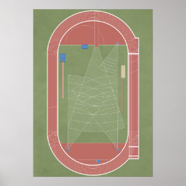 Athletics Track & Field Poster