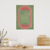 Athletics Track & Field Poster (Keuken)