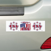 Athletics USA Bumpersticker (Op auto)