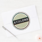 Athlone City Pride Embleem – Ierse Identiteit Ronde Sticker (Envelop)