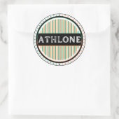 Athlone City Pride Embleem – Ierse Identiteit Ronde Sticker (Tas)