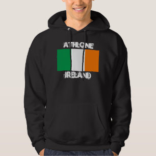 Athlone, Ierland met Ierse vlag Hoodie