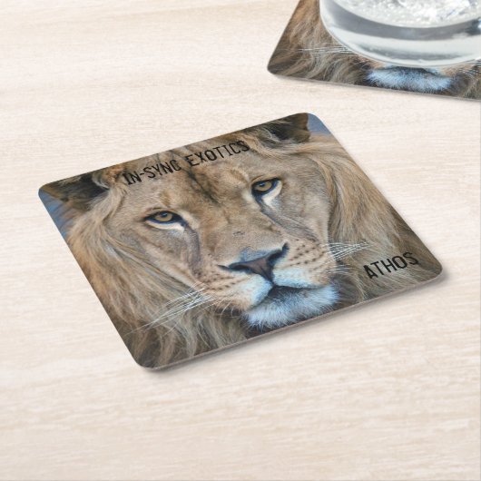 Athos - kartonnen onderzetters (Schuin)