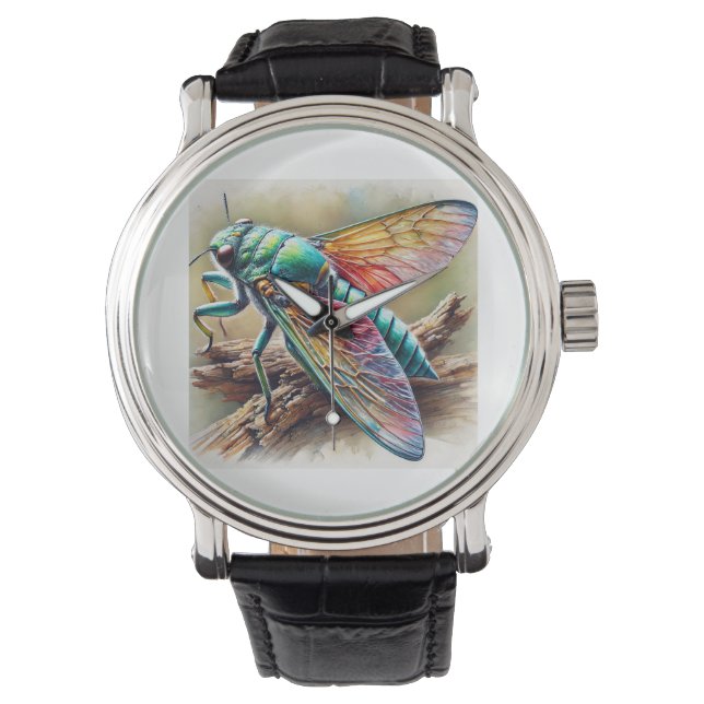 Athous 091024IREF213 - Watercolor Horloge (Voorkant)