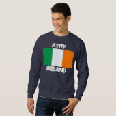 Athy, Ierland met Ierse vlag Trui (Voorkant volledig)
