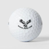 Athy Ireland Owl Design Golf Ball Golfballen (Voorkant)