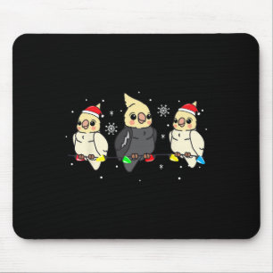 Atiel Bird Kerstverlichting Grappig Huisdier Kerst Muismat
