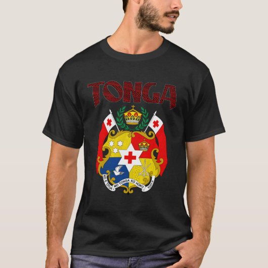 Atikapu Tonga Blue Small T-shirt (Voorkant)