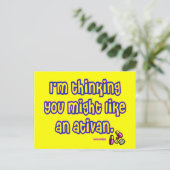 Ativan Briefkaart (Staand voorkant)