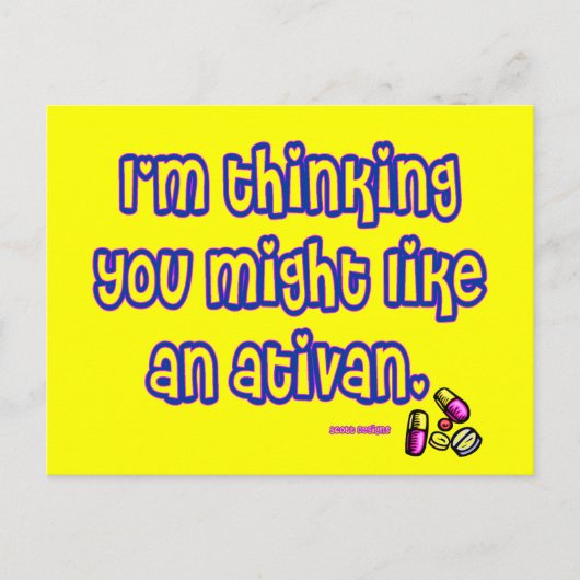 Ativan Briefkaart (Voorkant)
