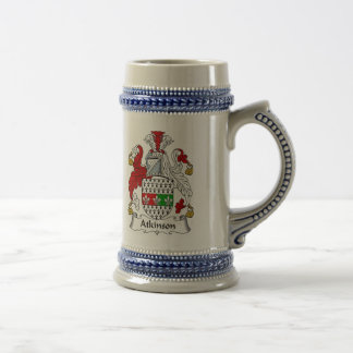Atkinson Coat of Arms Stein - Family Crest Bierpul