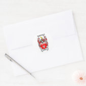 ATKINSON FAMILIE CREST - ATKINSON COAT OF ARMS RONDE STICKER (Envelop)