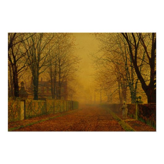 Atkinson Grimshaw Evening Glow CC0539 Poster (Voorkant)