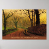 Atkinson Grimshaw Stapleton Park 1877 CC0046 Poster (Voorkant)