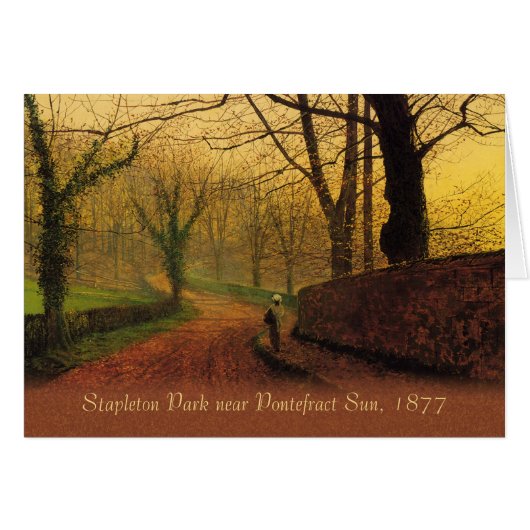 Atkinson Grimshaw Stapleton Park 1877 CC0064 (Voorkant Horizontaal)