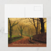 Atkinson Grimshaw Stapleton Park 1877 CC0083 Briefkaart (Voorkant / Achterkant)