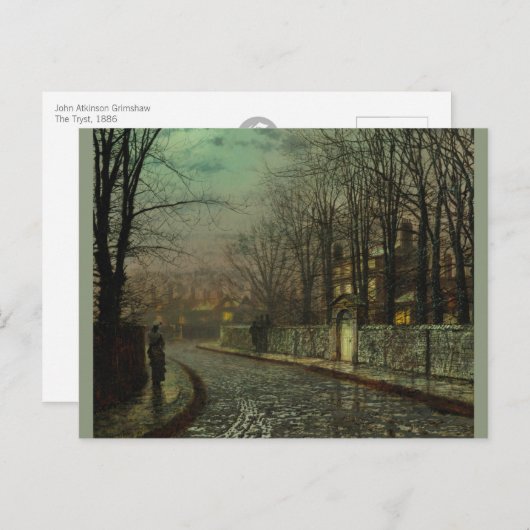 Atkinson Grimshaw Tryst CC0611 Briefkaart (Voorkant / Achterkant)