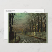 Atkinson Grimshaw Tryst CC0611 Briefkaart (Voorkant / Achterkant)