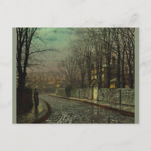 Atkinson Grimshaw Tryst CC0611 Briefkaart (Voorkant)