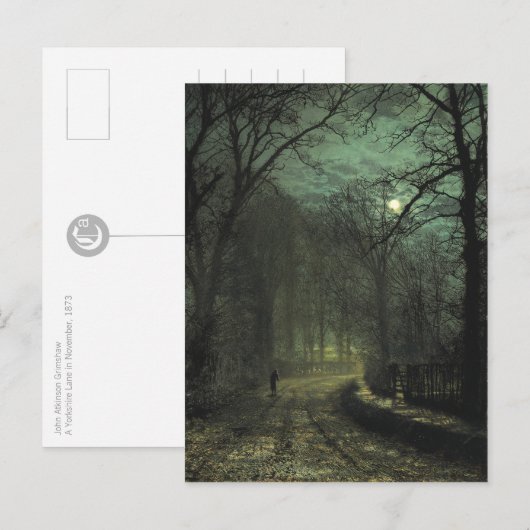 Atkinson Grimshaw Yorkshire Lane CC0622 Briefkaart (Voorkant / Achterkant)