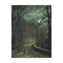 Atkinson Grimshaw Yorkshire Lane CC0622 Briefkaart
