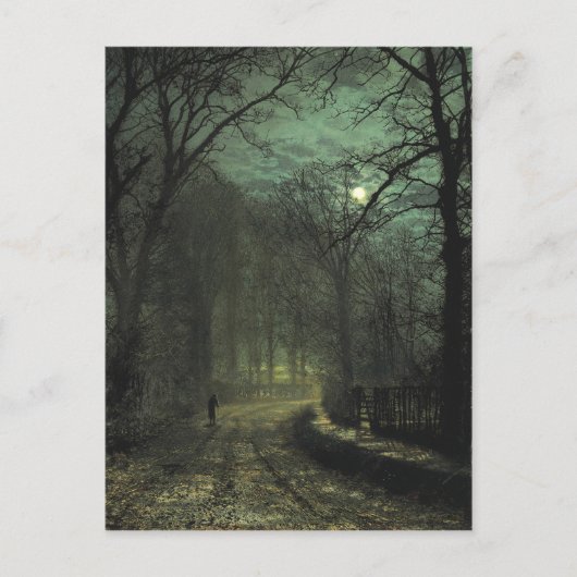 Atkinson Grimshaw Yorkshire Lane CC0622 Briefkaart (Voorkant)