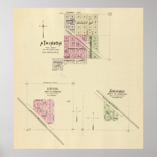 Atkinson, Nebraska Poster (Voorkant)