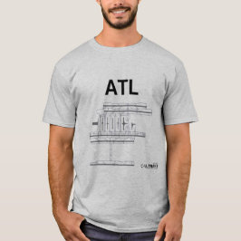 ATL Airport Layout T-Shirt