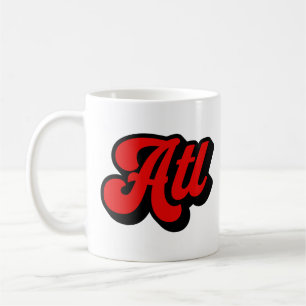 Atl Atlanta Cool GA Retro Gift Koffiemok