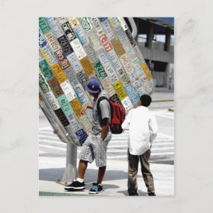 ATL Hartsfield Airport-toeristen Briefkaart