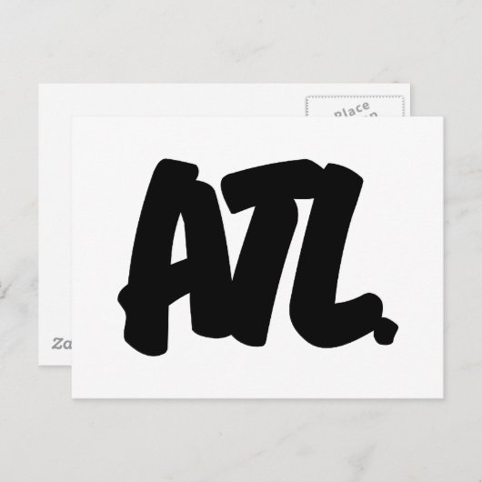 ATL Letters Briefkaart (Voorkant / Achterkant)