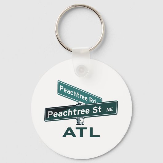 ATL Peachtree Signs Sleutelhanger (Voorkant)