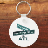 ATL Peachtree Signs Sleutelhanger (Voorkant)