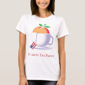 ATL Tea Party Peach Logo T-shirt (Voorkant)