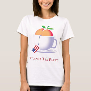 ATL Tea Party Peach Logo T-shirt