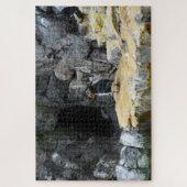 Atlanische Puffins. Legpuzzel (Verticaal)