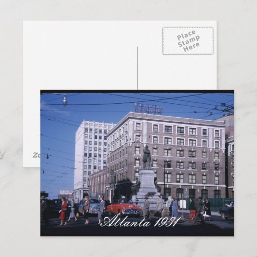 Atlanta 1951 Briefkaart (Voorkant / Achterkant)