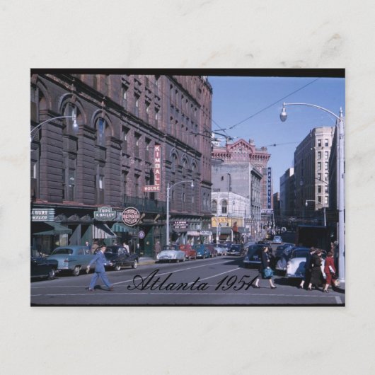 Atlanta 1951 Briefkaart (Voorkant)