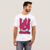 Atlanta 404 Area Code Shirt - Braves Colors (Voorkant volledig)