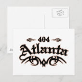 Atlanta 404 briefkaart (Voorkant / Achterkant)