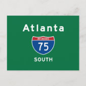 Atlanta 75 briefkaart (Voorkant)